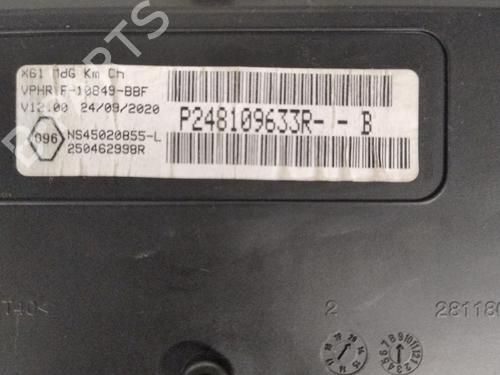 Instrument cluster RENAULT KANGOO Express (FW0/1_) 1.5 dCi 95 (FW16) | BP27643874C47 