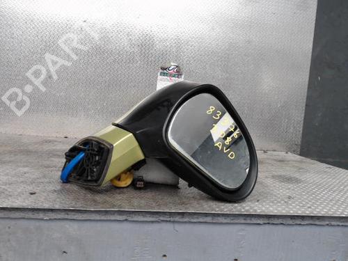 Used Right mirror PEUGEOT 308 I (4A_, 4C_) 1.6 HDi (90 hp) 24092794