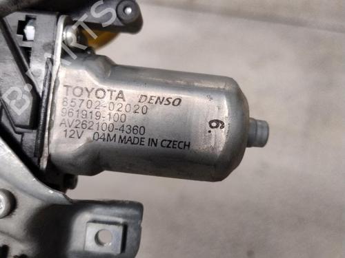 Used Rear right window mechanism TOYOTA AURIS (_E15_) 2.0 D-4D (ADE150_, ADE150R) (126 hp) 27530029