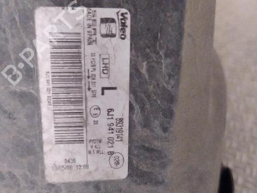 Used Left headlight SEAT IBIZA IV (6J5, 6P1) 1.2 (70 hp) 28284396