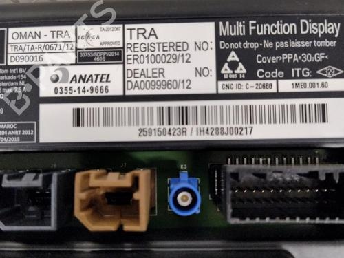 Used Radio Radio RENAULT ZOE (BFM_) ZOE (92 hp) 28136925 28136925