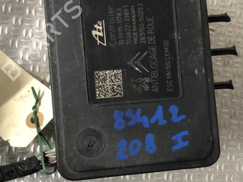 Used ABS pump PEUGEOT 208 I (CA_, CC_) 1.2 VTI 82 (82 hp) 30740340
