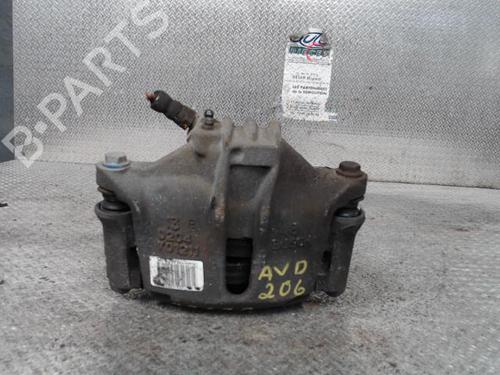 Used Right front brake caliper PEUGEOT 206 Hatchback (2A/C) 1.4 i (75 hp) 24091550