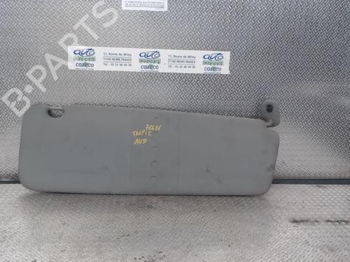Used Right sun visor RENAULT TRAFIC II Van (FL) 2.0 dCi 90 (FL0H, FL00, FL01, FL0M, FL0P, FL0S) (90 hp) 24080318