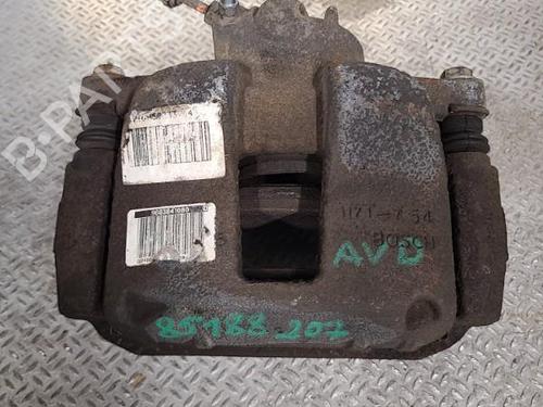 Used Right front brake caliper PEUGEOT 207 (WA_, WC_) 1.6 HDi (109 hp) 24098349