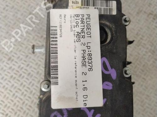 Used ABS pump PEUGEOT PARTNER Box Body/MPV 1.6 HDi (90 hp) 31302164