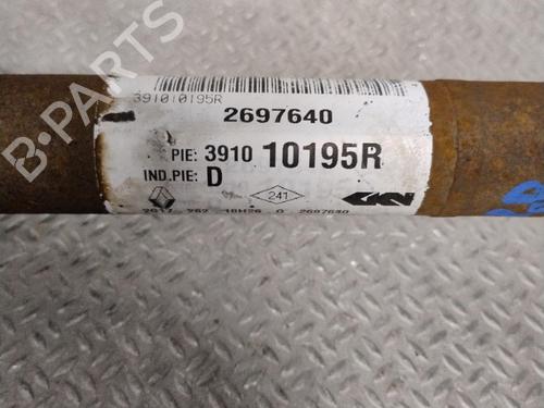 Left front driveshaft RENAULT MEGANE IV Hatchback (B9A/M/N_) 1.5 dCi 110 (B9A3) | BP29441461M38 