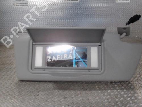 Used Right sun visor Right sun visor OPEL ZAFIRA / ZAFIRA FAMILY B (A05) 1.7 CDTI (M75) (125 hp) 24072864 24072864