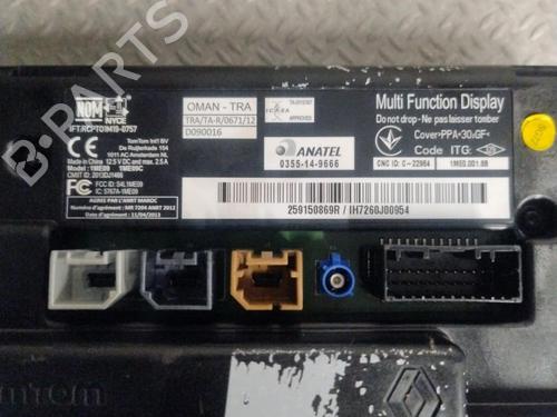 Display monitor RENAULT MASTER III Platform/Chassis (EV, HV, UV) 2.3 dCi 145 FWD (EV0E, EV0F, HV0E, HV0F, UV0E, UV0F,... | BP37163061C48 - Image 3