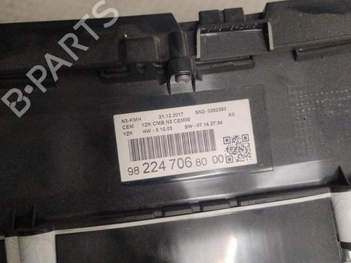 Used Instrument cluster Instrument cluster PEUGEOT EXPERT Van (V_) 2.0 BlueHDi 120 (122 hp) 35269569 35269569