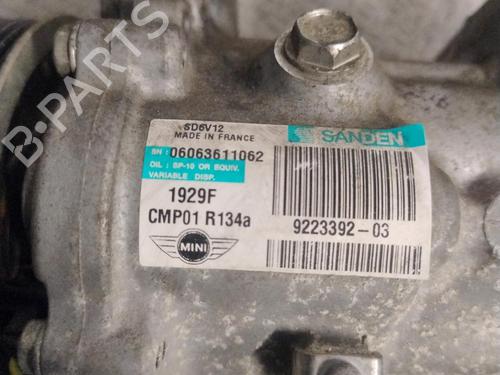 Used AC compressor AC compressor MINI MINI (R56) One (75 hp) 33132398 33132398