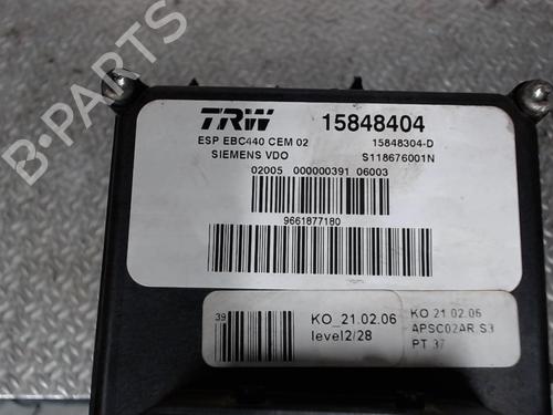 Used ABS pump ABS pump PEUGEOT 407 Coupe (6C_) 2.7 HDi (204 hp) 30483626 30483626