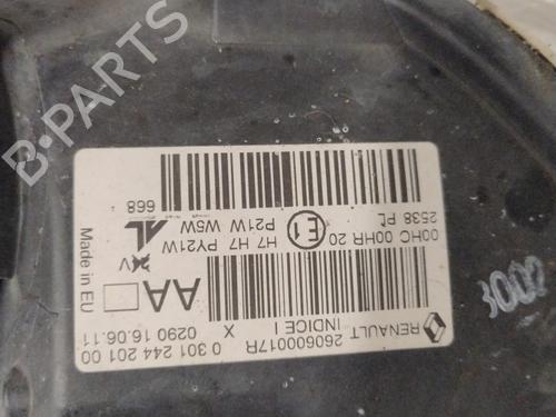 Used Left headlight Left headlight RENAULT MEGANE III Hatchback (BZ0/1_, B3_) 1.9 dCi (BZ0N, BZ0J) (131 hp) 30892751 30892751