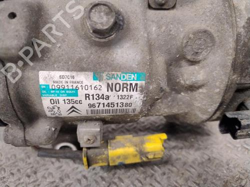 Used AC compressor AC compressor PEUGEOT 3008 I MPV (0U_) 2.0 HDi 150 / BlueHDi 150 (150 hp) 32740216 32740216