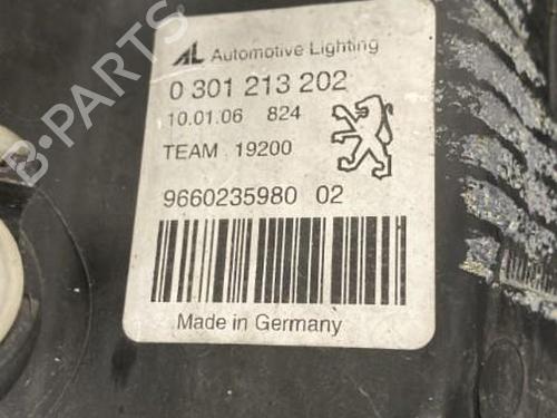 Right headlight PEUGEOT 407 (6D_) 2.0 HDi 135 (6DRHRH, 6DRHRE, 6DRHRG, 6DRHRJ) | BP24100221C29 
