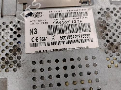 Radio PEUGEOT 407 (6D_) 2.0 HDi 135 (6DRHRH, 6DRHRE, 6DRHRG, 6DRHRJ) | BP29845364E6