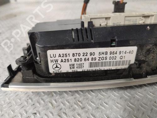 Used Climate control MERCEDES-BENZ M-CLASS (W164) ML 300 CDI 4-matic (164.120) (190 hp) 27508669