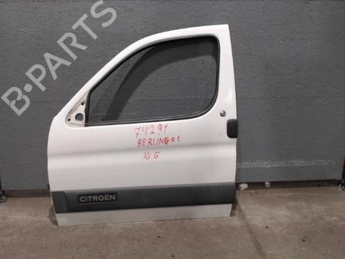 Used Left front door CITROËN BERLINGO / BERLINGO FIRST Box Body/MPV (M_) 2.0 HDI 90 (MBRHY, MCRHY) (90 hp) 24076617