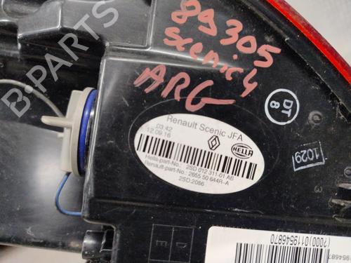 Used Left taillight Left taillight RENAULT SCÉNIC IV (J9_) 1.2 TCe 115 (115 hp) 32129021 32129021