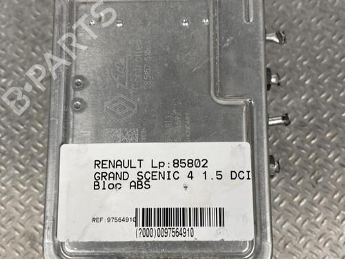 Used ABS pump RENAULT GRAND SCÉNIC IV (R9_) 1.5 dCi 110 (R9A3) (110 hp) 30740323