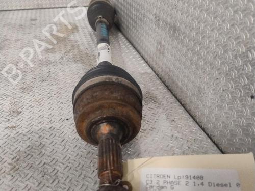 Left front driveshaft CITROËN C3 II (SC_) 1.4 HDi 70 (SC8HZC, SC8HR0, SC8HP4) | BP37454159M38 - Image 2