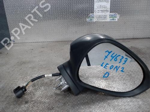 Used Right mirror SEAT LEON (1P1) 1.6 TDI (105 hp) 24077348