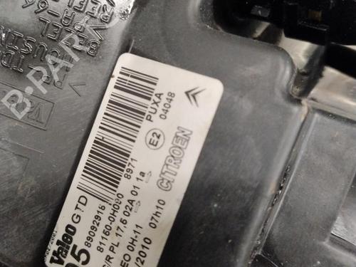 Left headlight CITROËN C1 (PM_, PN_) 1.0 | BP32004787C28