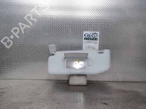 Used Left sun visor PEUGEOT 208 I (CA_, CC_) 1.2 THP 110 (110 hp) 24076632