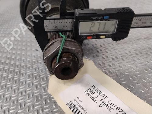 Right front driveshaft PEUGEOT 208 I (CA_, CC_) 1.6 HDi / BlueHDi 75 | BP27643890M39 