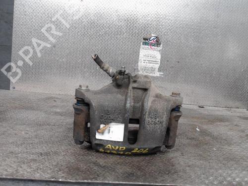 Used Right front brake caliper PEUGEOT 206+ (2L_, 2M_) 1.1 (60 hp) 24093153