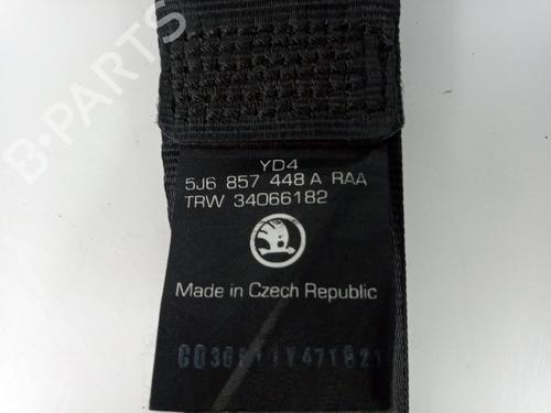 Rear right seatbelt SKODA FABIA II (542) 1.2 TSI | BP22479639I28 
