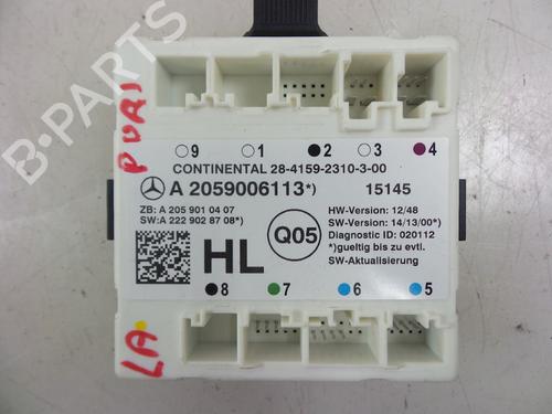 Used Electronic module MERCEDES-BENZ C-CLASS (W205) C 350 e (205.047) (279 hp) 22483500