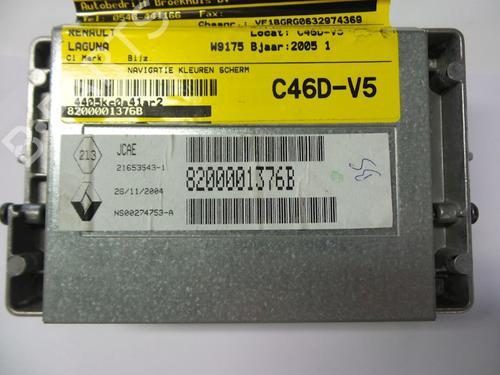 Display monitor RENAULT LAGUNA II (BG0/1_) 1.9 dCi (BG08, BG0G) | BP22462173C48 