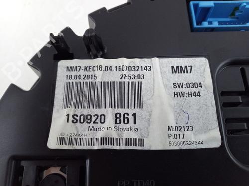 Instrument cluster VW UP! (121, 122, BL1, BL2, BL3, 123) 1.0 | BP32330192C47 - Image 3
