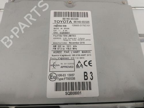 Radio TOYOTA YARIS (_P13_) 1.5 Hybrid (NHP130_) | BP27183624E6 