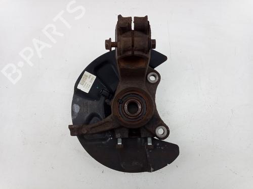 Used Left front steering knuckle VW TRANSPORTER T5 Van (7HA, 7HH, 7EA, 7EH) 2.0 TDI (140 hp) 22514552