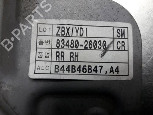 Rear right window mechanism HYUNDAI SANTA FÉ I (SM) 2.0 | BP22452858C25 