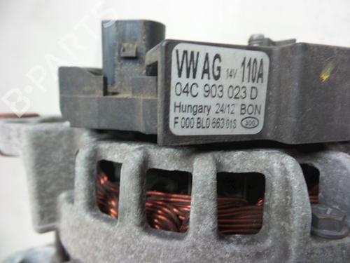Alternator VW UP! (121, 122, BL1, BL2, BL3, 123) 1.0 | BP22488596M7 