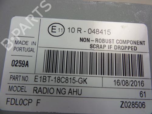 Radio FORD FIESTA VI (CB1, CCN) 1.0 EcoBoost | BP27726843E6 