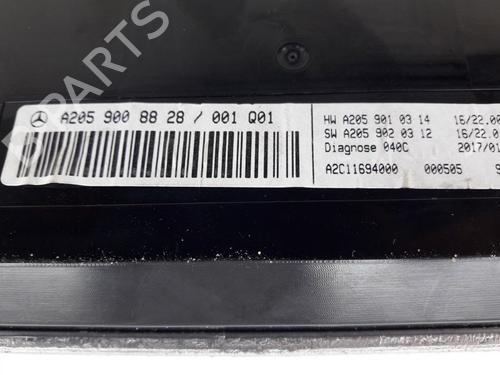 Display monitor MERCEDES-BENZ C-CLASS Coupe (C205) AMG C 63 S (205.387) | BP22511840C48 