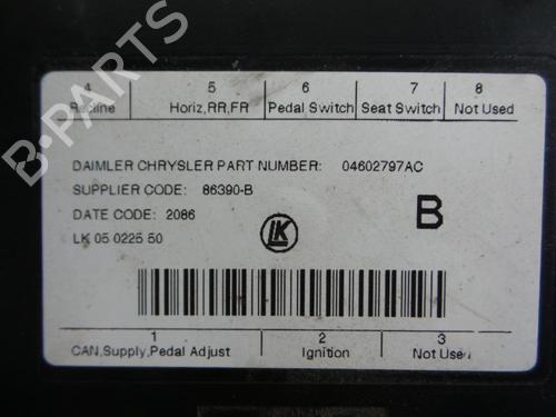 Electronic module JEEP GRAND CHEROKEE III (WH, WK) 3.0 CRD 4x4 | BP22477159M83 