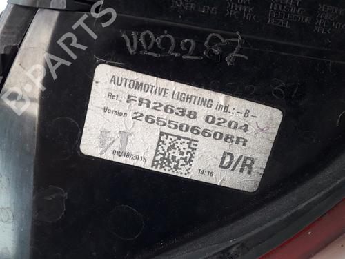 Right taillight RENAULT CLIO IV (BH_) 1.5 dCi 90 | BP22509606C35