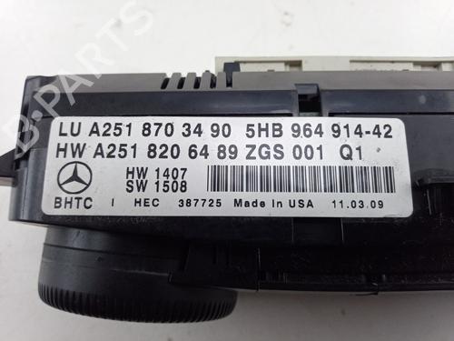 Climate control MERCEDES-BENZ M-CLASS (W164) ML 320 CDI 4-matic (164.122) | BP32097763I5 - Image 9