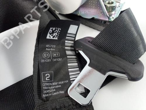 Rear right seatbelt CITROËN C3 II (SC_) 1.6 HDi | BP22465261I28 