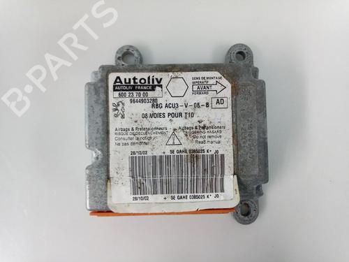 Airbag styreenhed PEUGEOT 206 Hatchback (2A/C) 1.4 HDi eco 70 (68 hp) 22503700