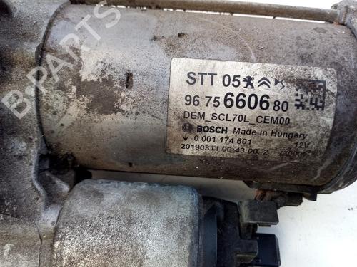 Starter PEUGEOT PARTNER Box Body/MPV (K9) 1.6 BlueHDI 100 | BP25924097M8 - Image 2