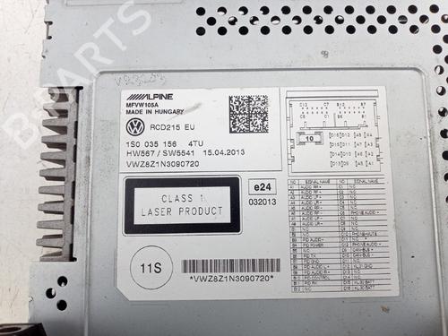 Bilradio VW UP! (121, 122, BL1, BL2, BL3, 123) 1.0 | BP26009007E6 