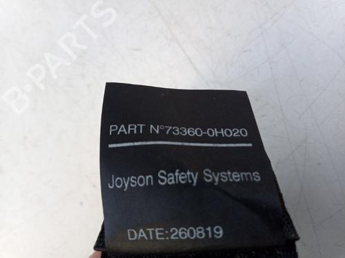 Rear right seatbelt PEUGEOT 108 1.0 VTi 72 | BP38462631I28 - Image 2