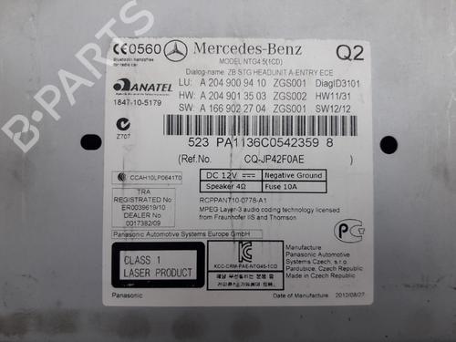 Electronic module MERCEDES-BENZ C-CLASS T-Model (S204) C 180 CDI (204.200) | BP22513084M83 