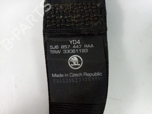 Rear left seatbelt SKODA FABIA II (542) 1.4 TDI | BP22467530I29 